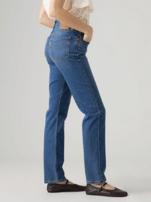 ליוויס ג'ינס 501 Original לנשים – פרופיל צד ומותן גבוהה